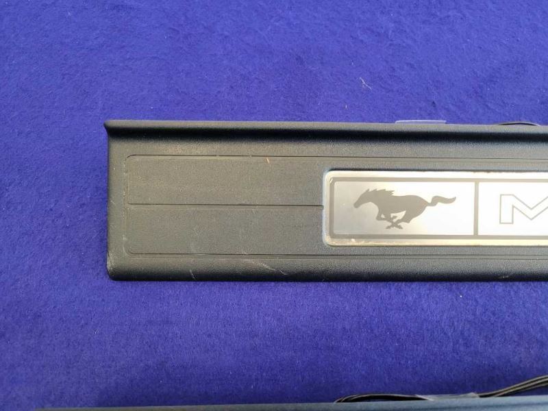 2015-2023 Ford Mustang GT S550 Pair of Lighted Door Sill Scuff Plates 2346 - The Parts Farm