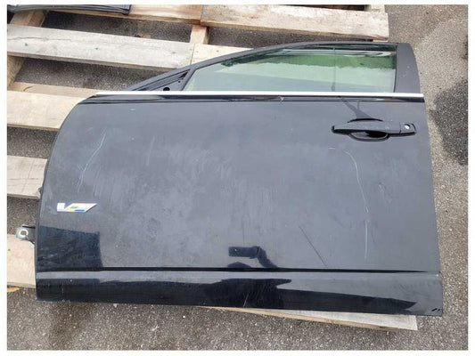 2008-2014 Cadillac CTSV Driver Left Front Door Paint Black *Bent Corner* 869 - The Parts Farm