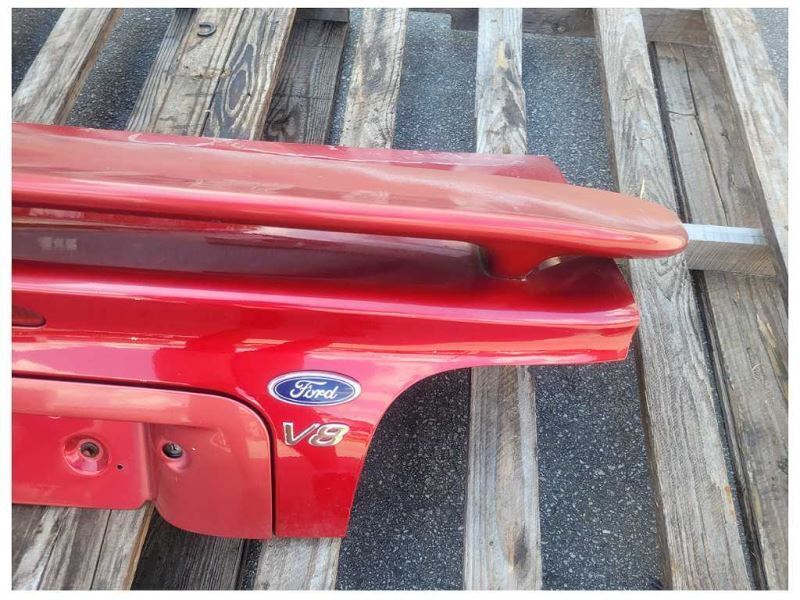 1996-1998 Ford Mustang Cobra GT Trunk Deck Lid Wing Spoiler Paint E9 2402 - The Parts Farm