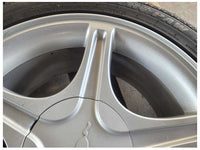 1994-2004 Ford Mustang GT Wheel 17x8 5 Spoke Silver Tire 2561 - The Parts Farm