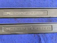 2015-2023 Ford Mustang GT S550 Door Sill Scuff Plate Trim Molding Pair OEM - The Parts Farm