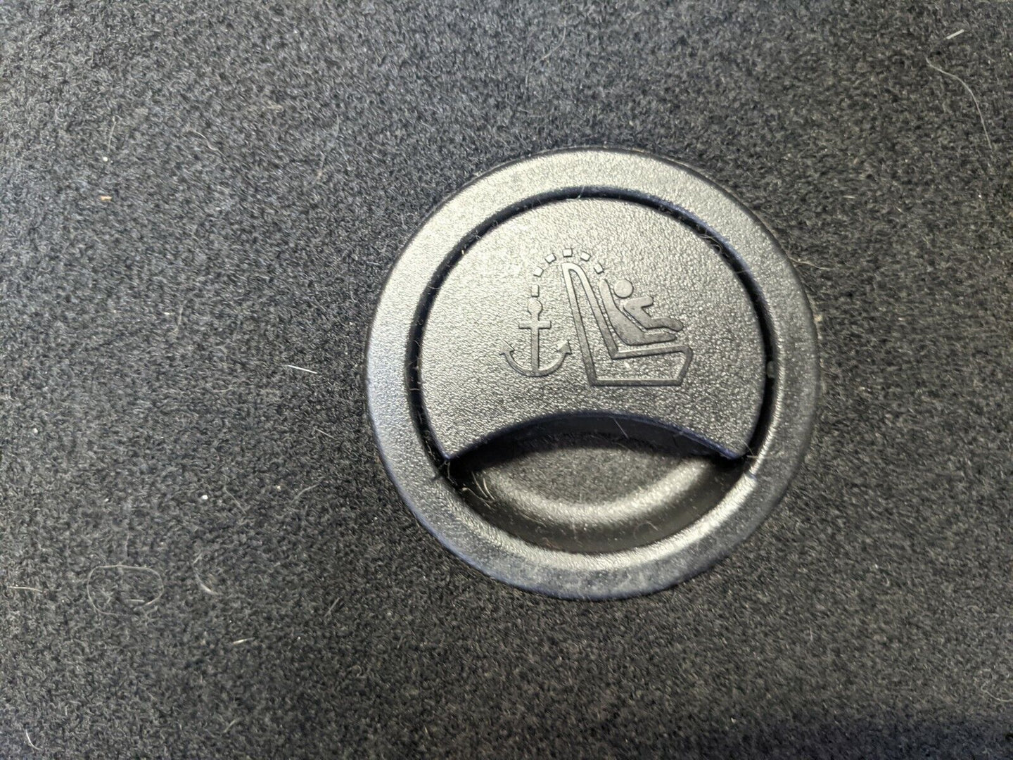 2018-2023 Ford Mustang GT S550 Coupe Rear Package Tray Speaker Cover Carpet - The Parts Farm