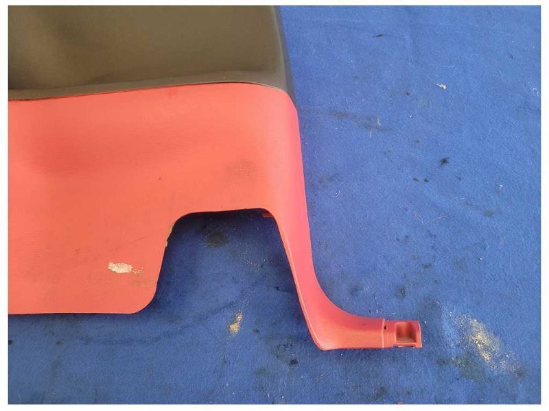1994-1998 Ford Mustang GT Coupe Driver LH Rear Quarter Plastic Trim Red Black - The Parts Farm