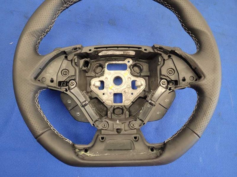 2016-2023 Chevrolet Camaro SS Automatic Transmission Steering Wheel Leather C124 - The Parts Farm