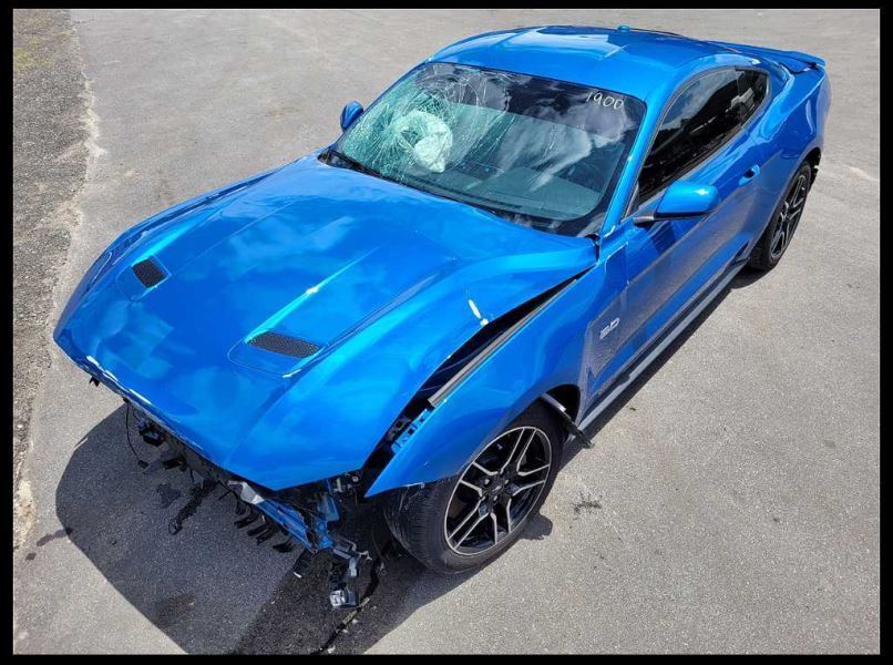 2018-2023 Ford Mustang GT 5.0L Coyote Hood Vent Scoop Air Duct Paint Code E7 - The Parts Farm
