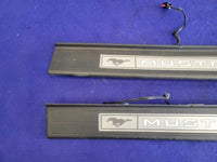 2015-2023 Ford Mustang GT S550 Pair Door Sill Plates Lighted Scuff 2398 - The Parts Farm