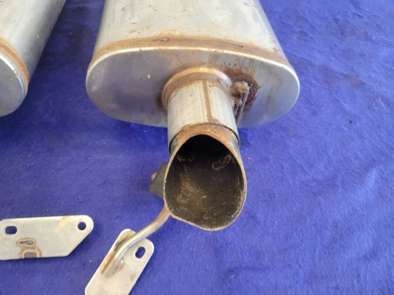 1999-2004 Ford Mustang Cobra SVT DOHC Pair Aftermarket Mufflers Exhaust 2276 - The Parts Farm