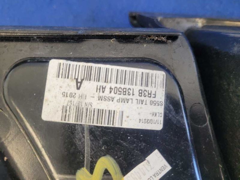 2015-2017 Ford Mustang GT S550 Driver Left Taillight Lamp Brake Lens Light 2483 - The Parts Farm