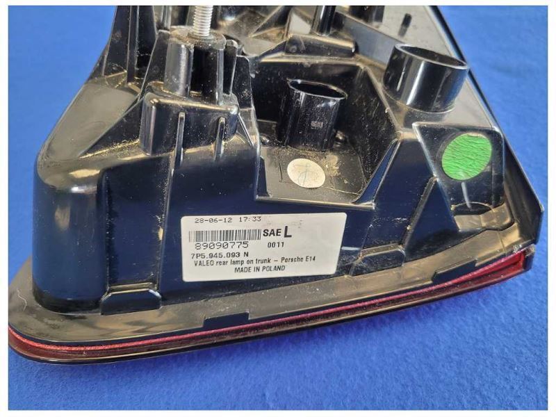 2011-2014 Porsche Cayenne Driver Left Rear Back Taillight Brake Red Lamp Light - The Parts Farm