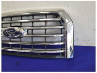 2015-2017 Ford F150 Pickup Truck Front Grille Center 5 Chrome Grill Shutter 2063 - The Parts Farm