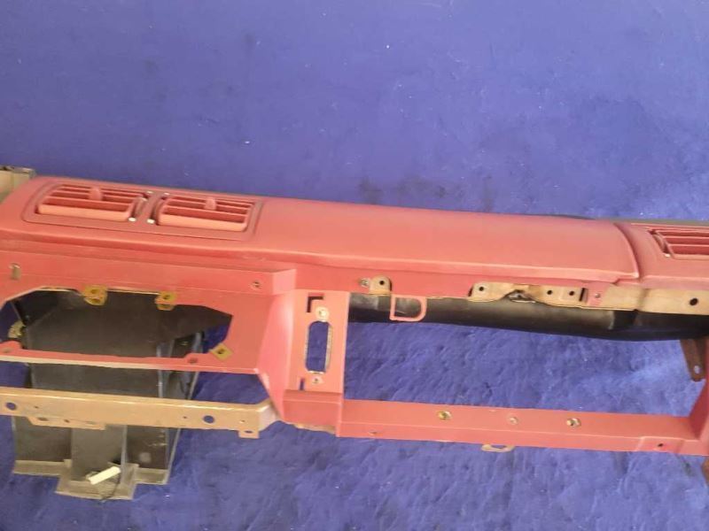 1987-1993 Ford Mustang GT LX 5.0L Dashboard Front Shell Red Black 2298 - The Parts Farm