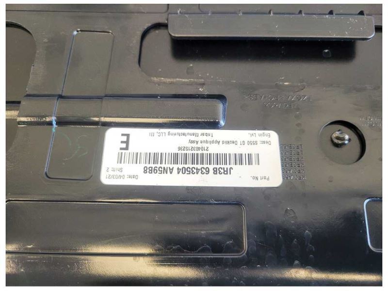 2018-2023 Ford Mustang GT S550 Rear Finish Panel Tail Cover Camera 2565 - The Parts Farm