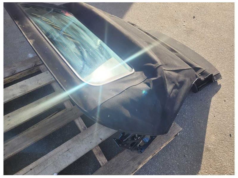 2001-2006 BMW M3 E46 Convertible Soft Top Cloth Roof Black 2448 - The Parts Farm