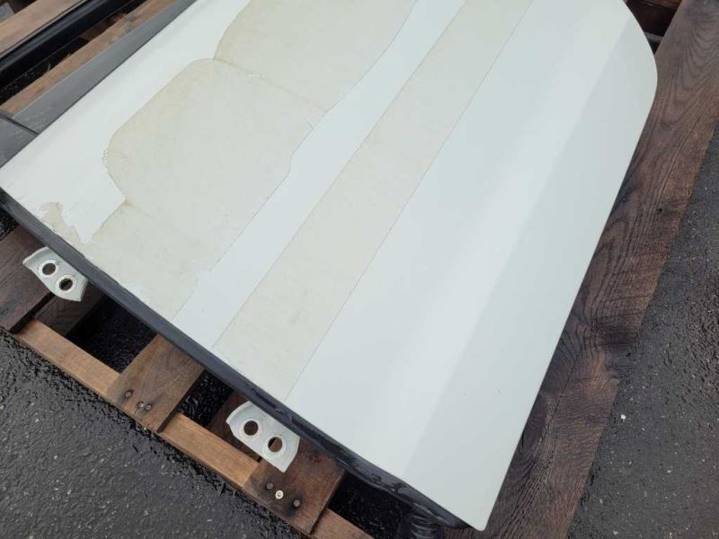 2014-2017 Chevrolet Caprice 6.0L Sedan Driver Left Back Rear Door Shell White - The Parts Farm