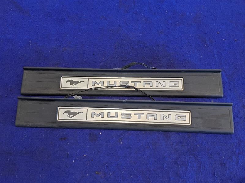 2015-2023 Ford Mustang GT S550 Pair Driver Passenger Door Sill Scuff Lighted - The Parts Farm