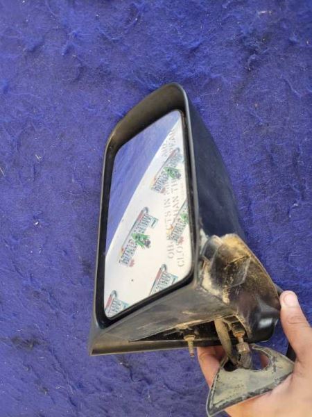 1987-1993 Ford Mustang Convertible Passenger Rear View Mirror Glass Black 2299 - The Parts Farm