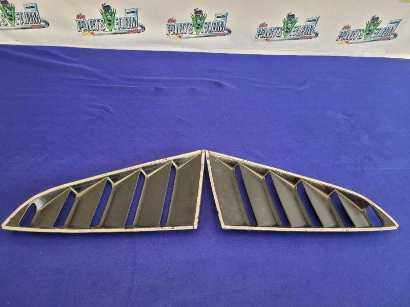 2015-2022 Ford Mustang GT S550 Rear Quarter Windows Louvers Covers 2374 - The Parts Farm