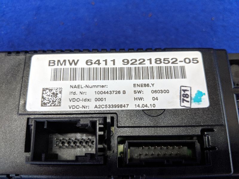 2009 BMW M3 Automatic Temperature Control Heated Seats - The Parts Farm