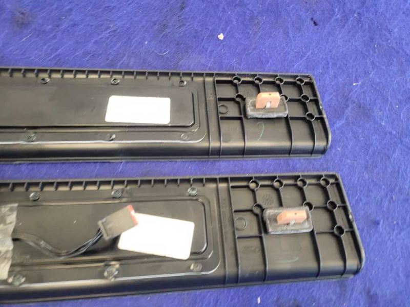 2015-2023 Ford Mustang GT S550 Pair Door Sill Plates Scuff Panel Light 2353 - The Parts Farm