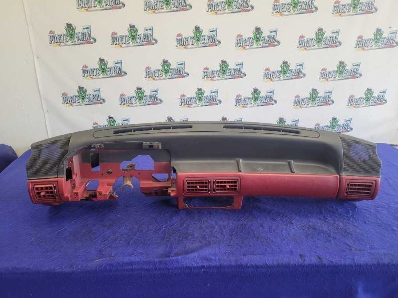 1987-1993 Ford Mustang GT LX 5.0L Dashboard Front Shell Red Black 2298 - The Parts Farm