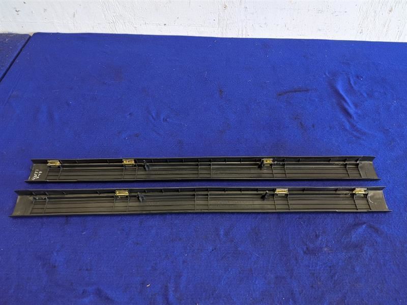 2003-2004 Ford Mustang Cobra SVT DOHC 4.6L Pair Door Sill Scuff Plates Black - The Parts Farm