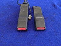 1994-1995 Ford Mustang Cobra GT Front Seatbelt Buckles Coupe Black Center - The Parts Farm