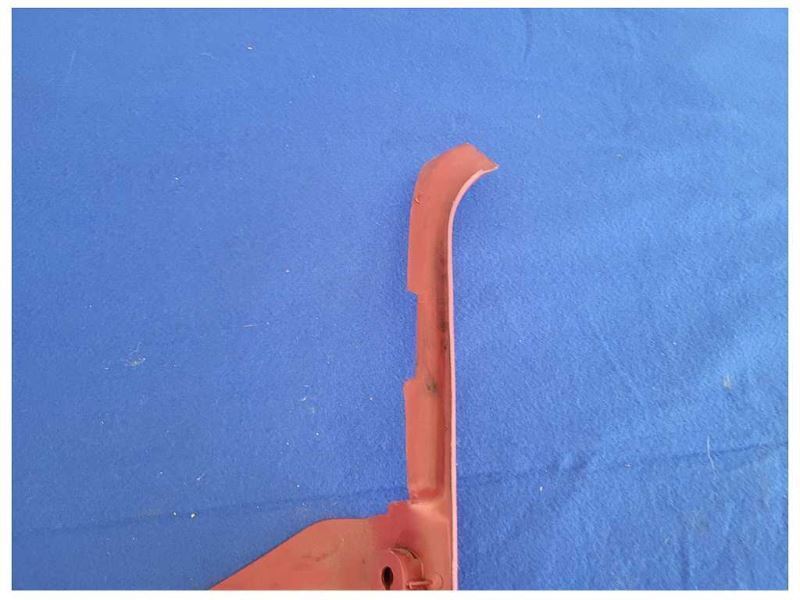 1987-1993 Ford Mustang GT LX 5.0L Driver Front Lower Kick Panel Red 2298 - The Parts Farm