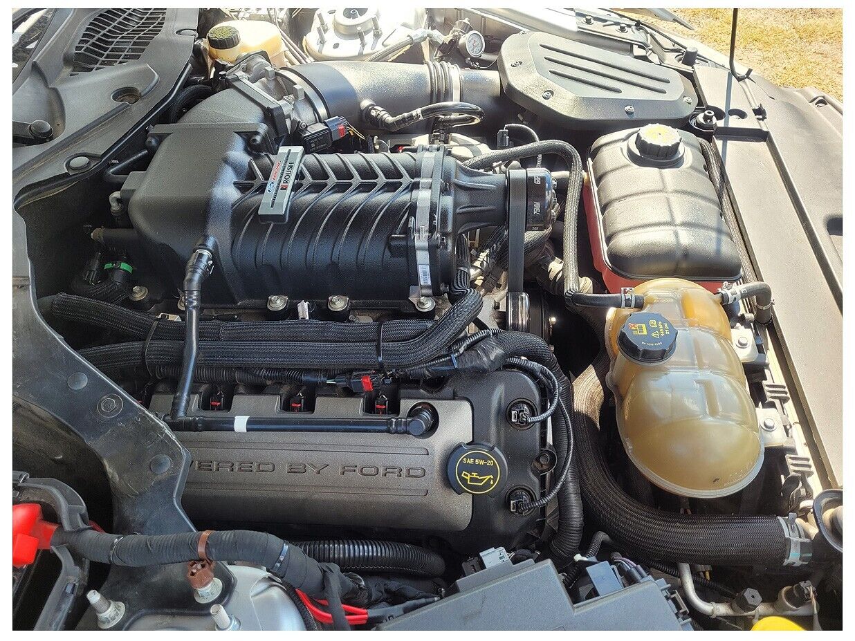53k 2015-2017 Ford Mustang GT Roush Supercharged 5.0 Engine Auto Trans 6r80 Kit - The Parts Farm