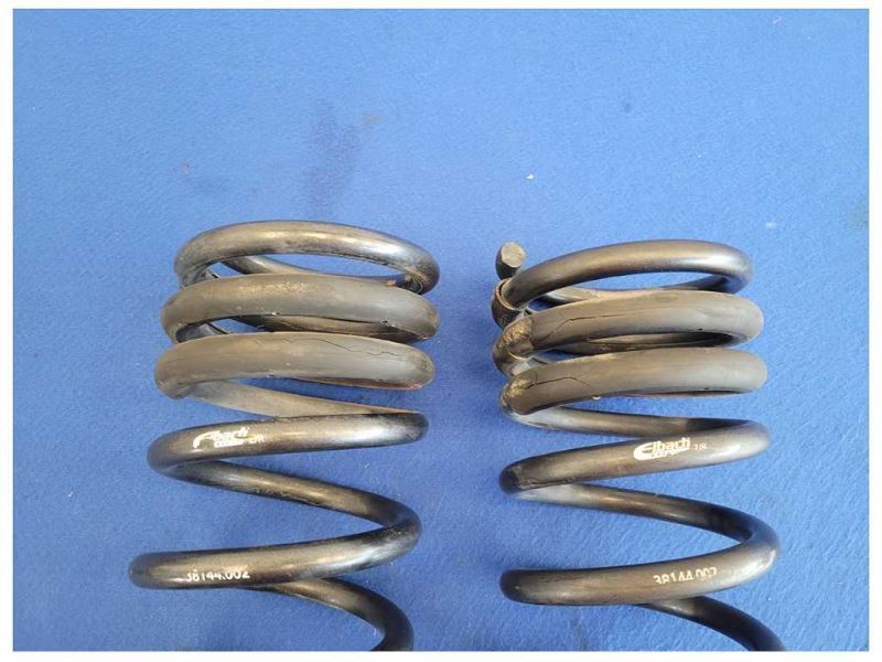 2010-2015 Chevrolet Camaro SS Convertible Rear Pair Eibach Lowering Springs 2582 - The Parts Farm