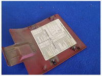 1987-1989 Ford Mustang GT LX 5.0L Fuse Box Cover Trim Red Driver Dash 2298 - The Parts Farm