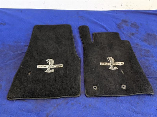 2005-2009 Ford Mustang GT GT500 Shelby Floor Mats Snake Front Worn Holes - The Parts Farm
