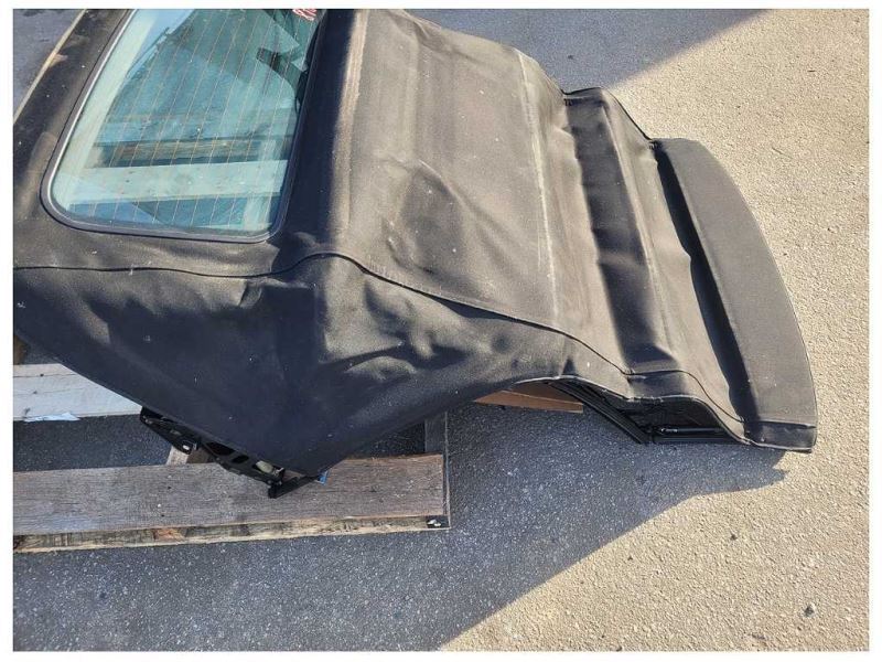 2001-2006 BMW M3 E46 Convertible Soft Top Cloth Roof Black 2448 - The Parts Farm
