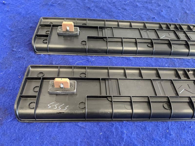 2015-2023 Ford Mustang GT S550 Door Sill Scuff Plate Trim Molding Pair OEM - The Parts Farm