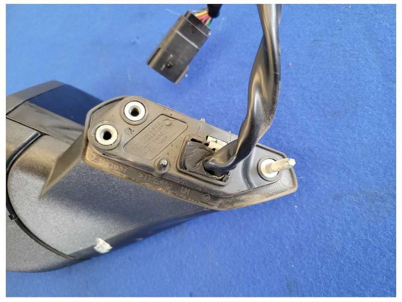 2015-2020 Ford Mustang GT S550 Driver Rear View Mirror BLIS Paint Black 2564 - The Parts Farm