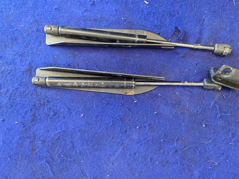 2015-2021 Ford Mustang GT S550 Aftermarket Hood Hinge Front Black Right Light - The Parts Farm