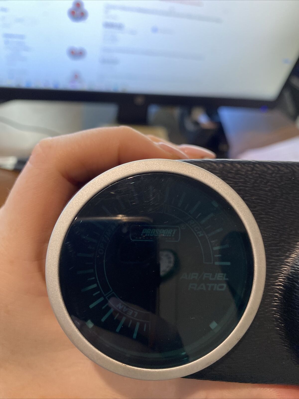 Prosport Boost Gauge Fuel Air Ratio Gauge Prosport Mustang Camaro  Pillar - The Parts Farm