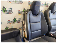 2012-2015 Chevrolet Camaro SS Convertible Set Seats Bucket Leather Blue 2582 - The Parts Farm