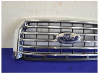 2015-2017 Ford F150 Pickup Truck Front Grille Center 5 Chrome Grill Shutter 2063 - The Parts Farm