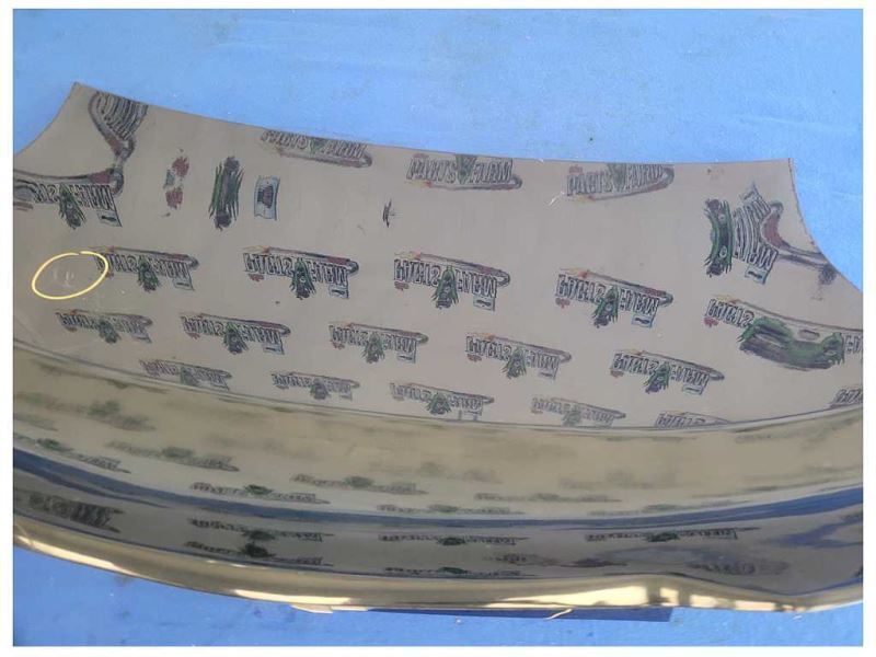 2010-2013 Chevrolet Camaro SS Coupe Deck Lid Rear Trunk Spoiler Paint Blue 2588 - The Parts Farm