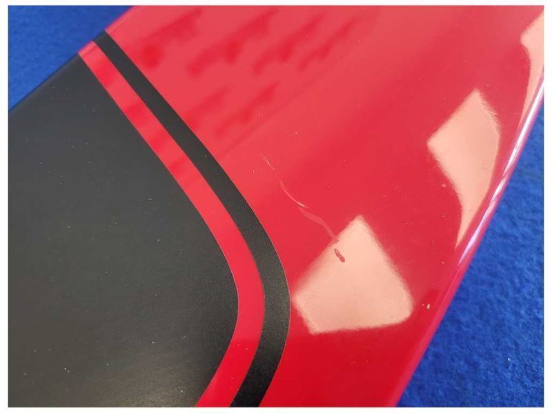 2014-2015 Chevrolet Camaro SS Rear Mount Spoiler Wing Deck Lid Red - The Parts Farm