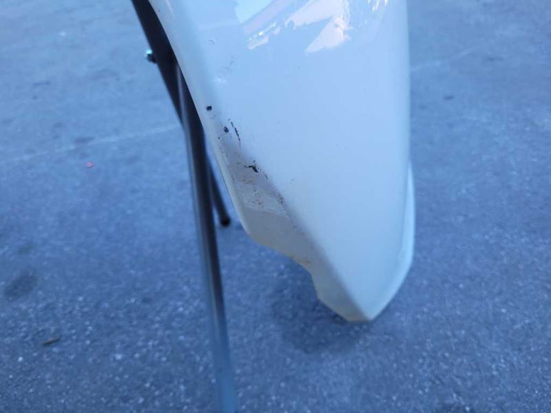 2016-2017 Chevrolet Caprice 6.0L Sedan Rear Back Bumper Cover Paint White - The Parts Farm