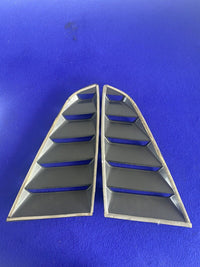 2015-2021 Ford Mustang GT S550 Quarter Window Sail Panel Covers Pair Rear - The Parts Farm