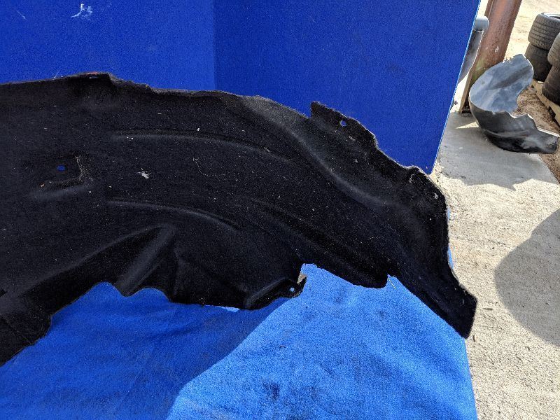 2015-2018 Ford Mustang Shelby GT350 Driver Left Inner Fender Lining Liner Rear - The Parts Farm