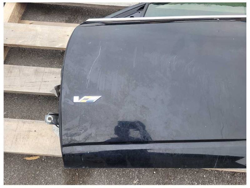 2008-2014 Cadillac CTSV Driver Left Front Door Paint Black *Bent Corner* 869 - The Parts Farm