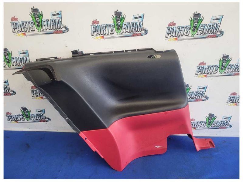1994-1998 Ford Mustang GT Coupe Driver LH Rear Quarter Plastic Trim Red Black - The Parts Farm