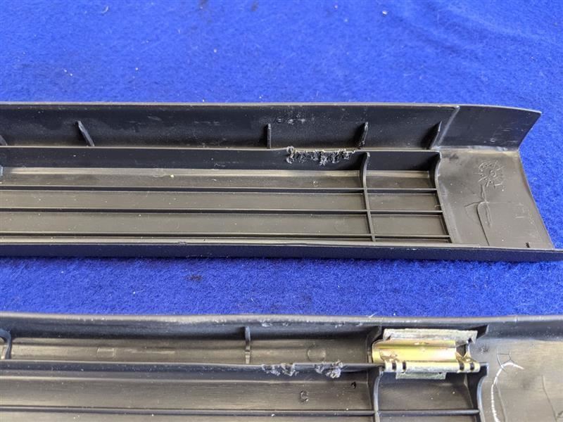 2003-2004 Ford Mustang Cobra SVT DOHC 4.6L Pair Door Sill Scuff Plates Black - The Parts Farm