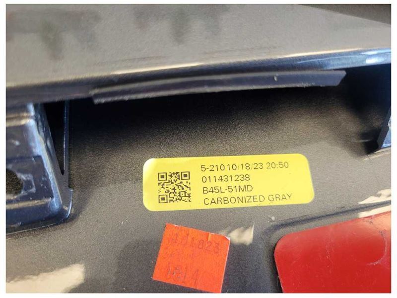 2024 Ford Mustang GT S650 Gray Spoiler Rear Deck Wing *Scuffs* Paint M42 - The Parts Farm