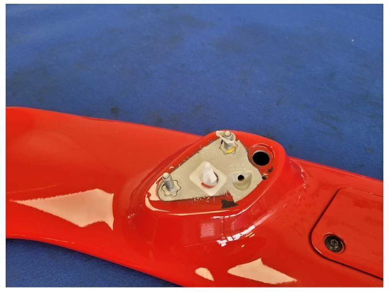 2016-2020 Chevrolet Camaro SS 6.2L Rear Spoiler Deck Lid Paint Red C124 - The Parts Farm
