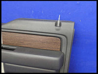 2009-2014 Ford F150 Pickup Truck Interior Passenger Right Front Door Panel Wood - The Parts Farm