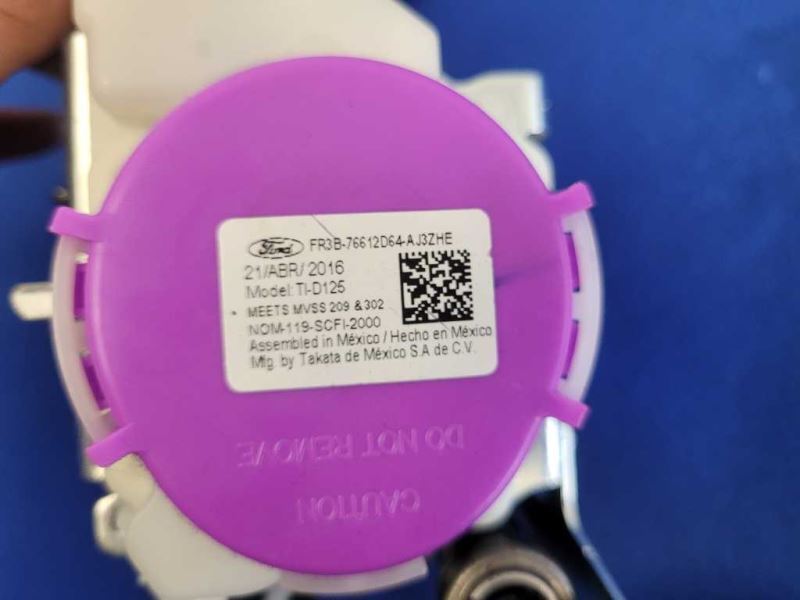 2015-2017 Ford Mustang S550 Convertible Passenger Front Seat Belt Retractor 2502 - The Parts Farm